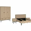 Slaapkamer Ry met bed 160x200cm - kleerkast 151cm en 2 nachtkastjes