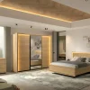 Slaapkamer Udine II met bed 180x200cm - kleerkast 288cm - commode 115cm en 2 nachtkastjes