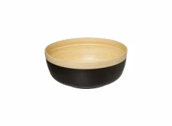 Slakom Modern bamboe Ø30cm - bamboe - steenkool