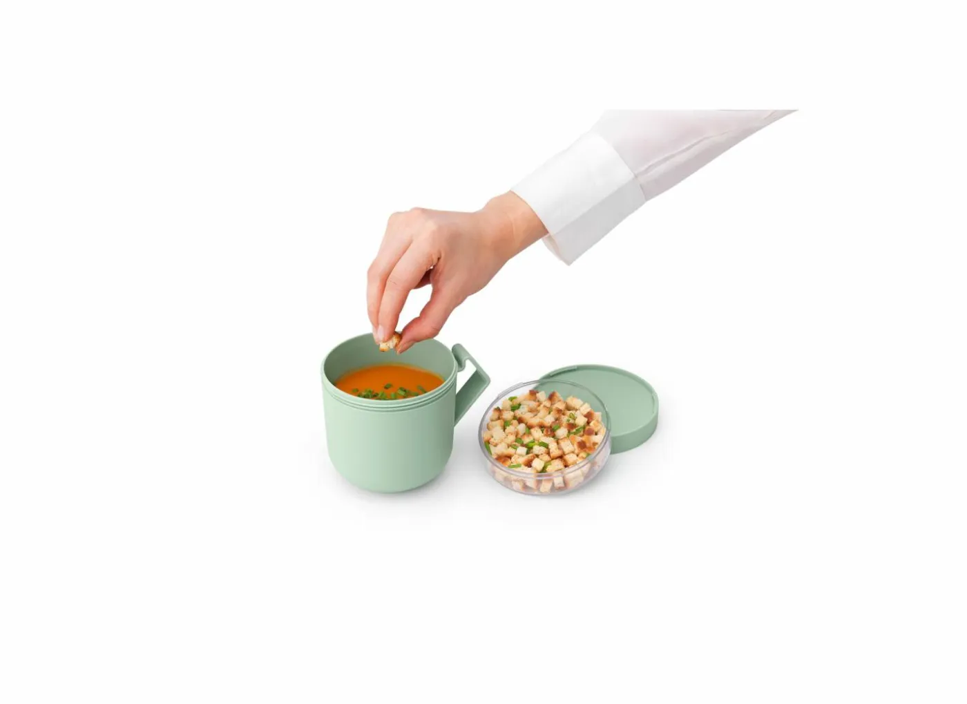 Soepbeker Make&Take 0,6L jade green