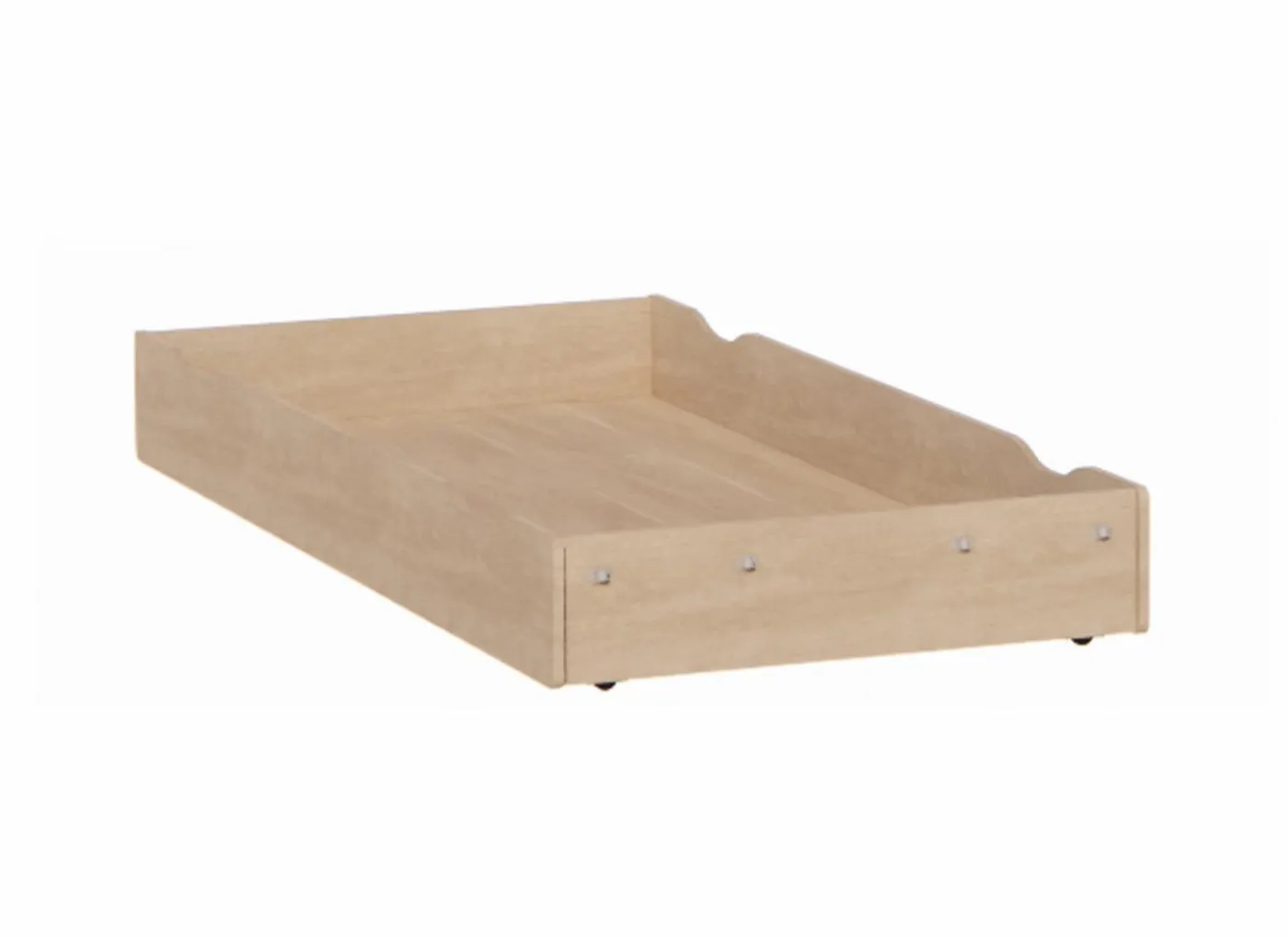 Speelgoedlade 199cm - melamine - brushed sand oak nature