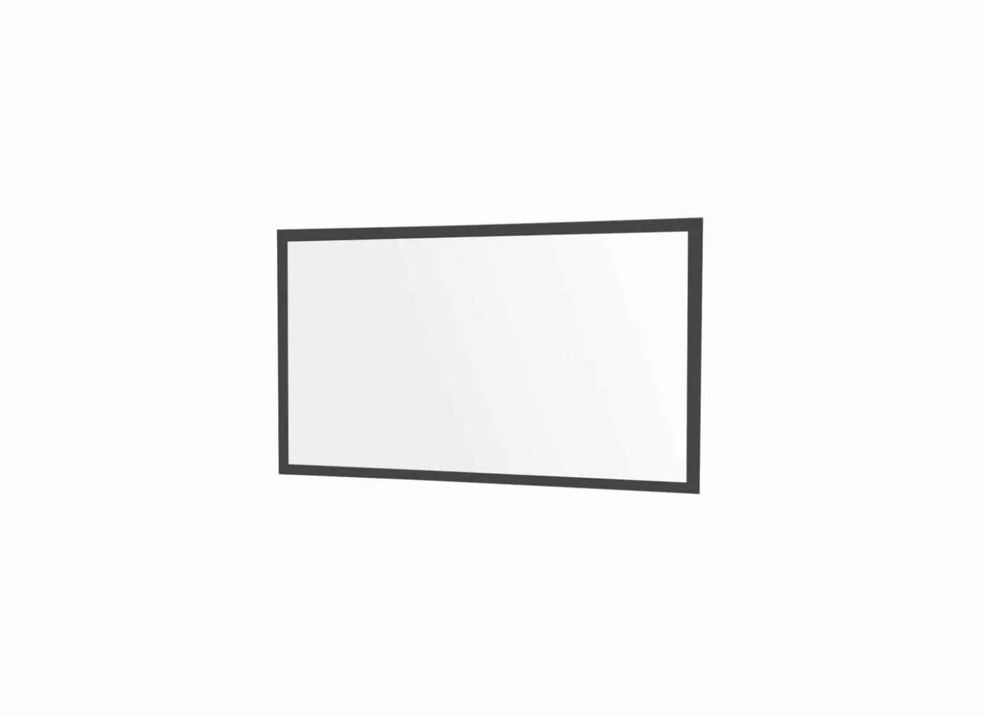 Spiegel Phaedra 100x65cm - melamine & glas - nox
