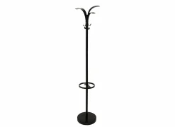 Staande kapstok Helix Ø32x175,2cm - staal - zwart