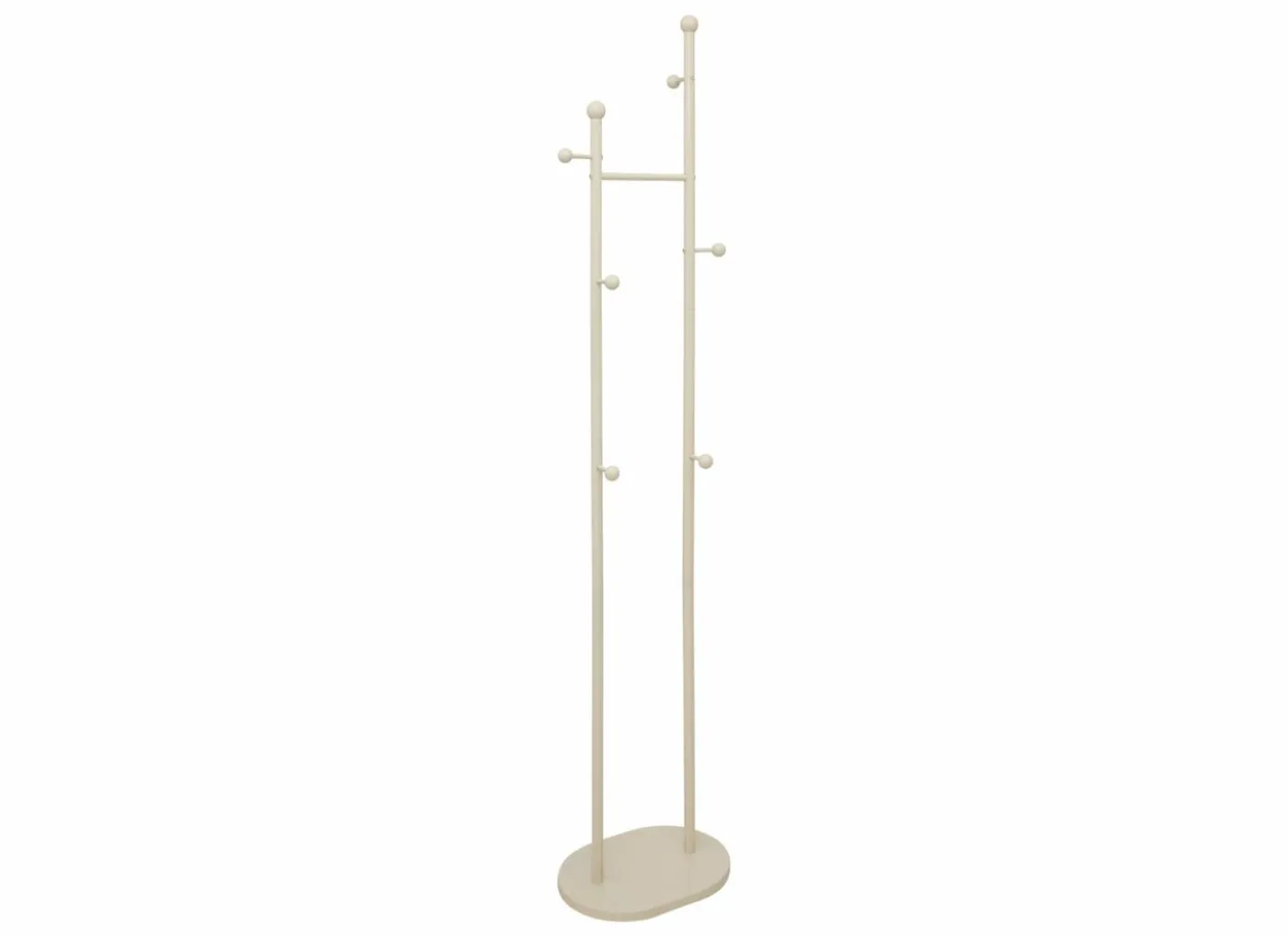 Staande kapstok Liny 40x30xH187,5cm - metaal - klei