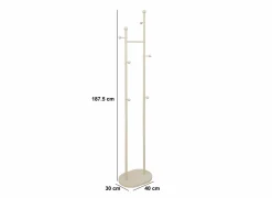 Staande kapstok Liny 40x30xH187,5cm - metaal - klei
