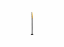 Staande lamp Barbotto LED H137cm GU10 - staal - zwart & goud