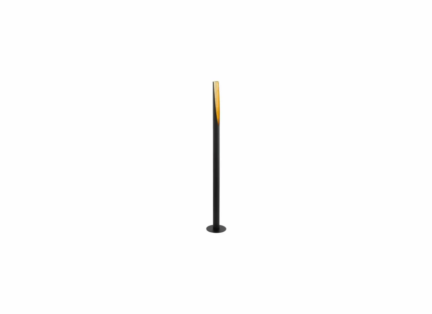 Staande lamp Barbotto LED H137cm GU10 - staal - zwart & goud