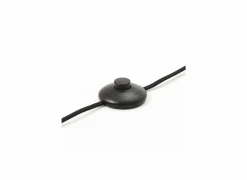 Staande lamp Gwen H163cm E27 - hout massief & metaal - zwart