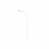 Staande lamp LED H140cm - metaal & kunststof - wit
