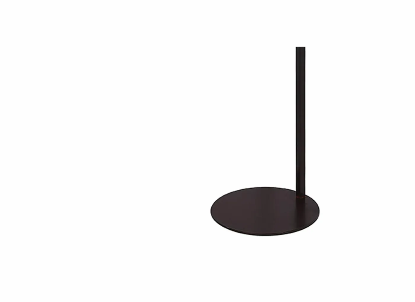 Staande lamp Manuel H160cm E27 - metaal & kunststof - zwart