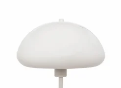 Staande lamp Savio H140cm E27 - staal - wit