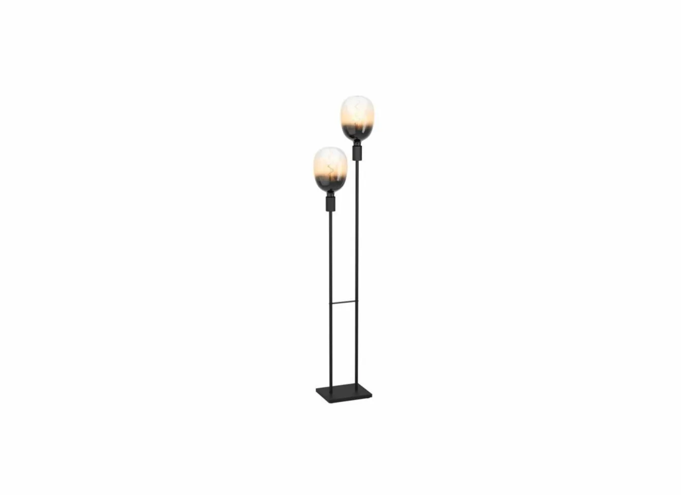 Staande lamp Valdemoro LED H110,5cm E27 - staal - zwart