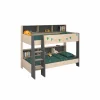 Stapelbed Leo 90x200cm - decor - beige met bodems