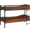 Stapelbed Us 90x200cm - metaal - zwart