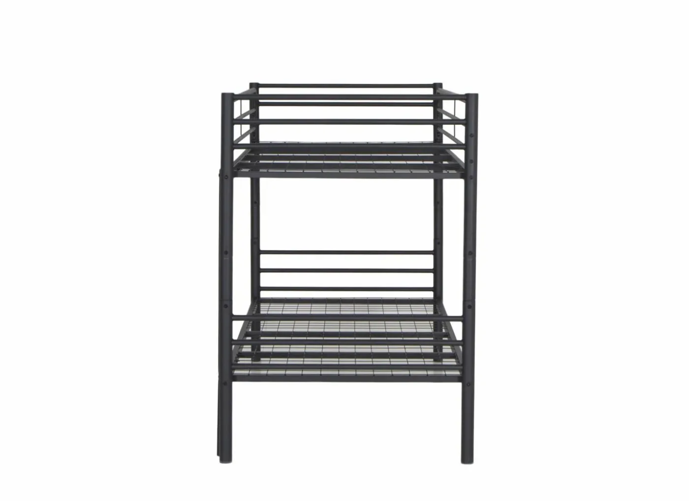 Stapelbed Us 90x200cm - metaal - zwart