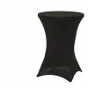 Statafelhoes Spandex Ø80cm - stof - zwart