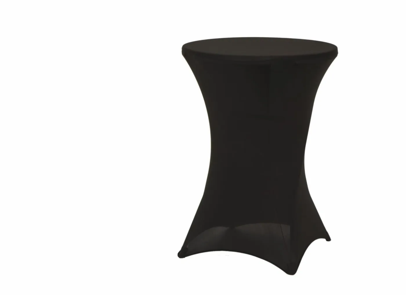 Statafelhoes Spandex Ø80cm - stof - zwart