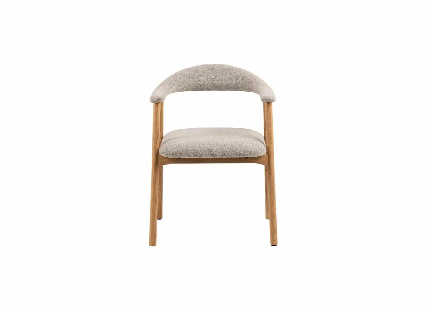 Stoel Addi 56x54x75,5cm - bouclé - beige