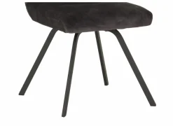 Stoel Adore 46x60x87cm - stof - antraciet