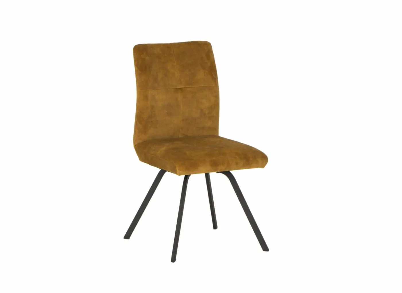 Stoel Adore 46x60x87cm - stof - goud