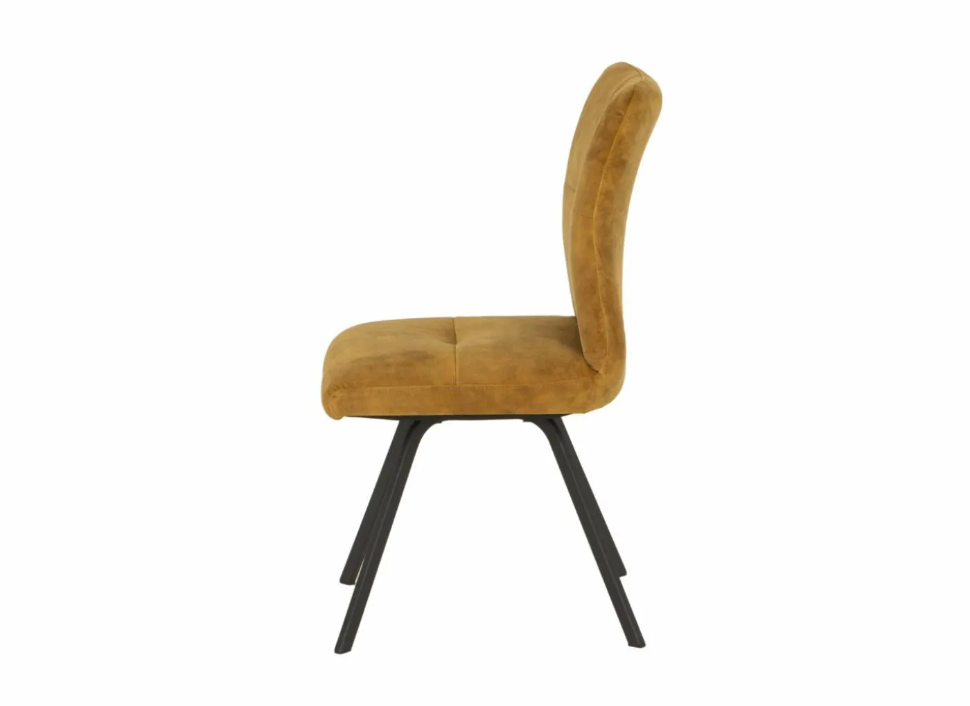 Stoel Adore 46x60x87cm - stof - goud