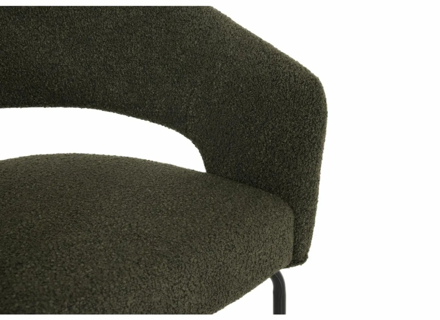 Stoel Agis 56x55x82cm - stof - groen