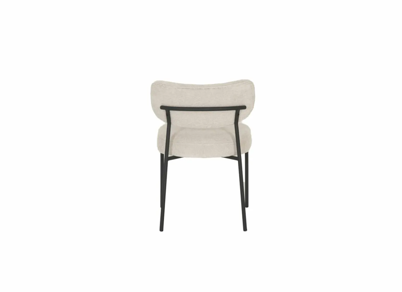 Stoel Alien 43x43x66cm - stof - beige