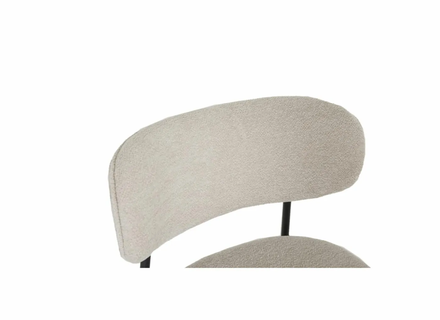 Stoel Alien 43x43x66cm - stof - beige
