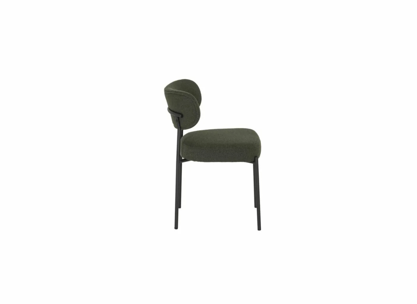 Stoel Alien 43x43x66cm - stof - groen