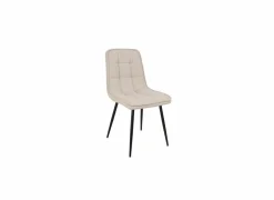 Stoel Aqaba 45x58x90cm - stof - beige