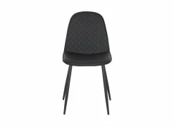 Stoel Chuck 45x42x86cm - lederlook - zwart