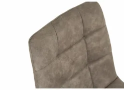 Stoel Churchill 46x54,5x85cm - metaal/stof - taupe