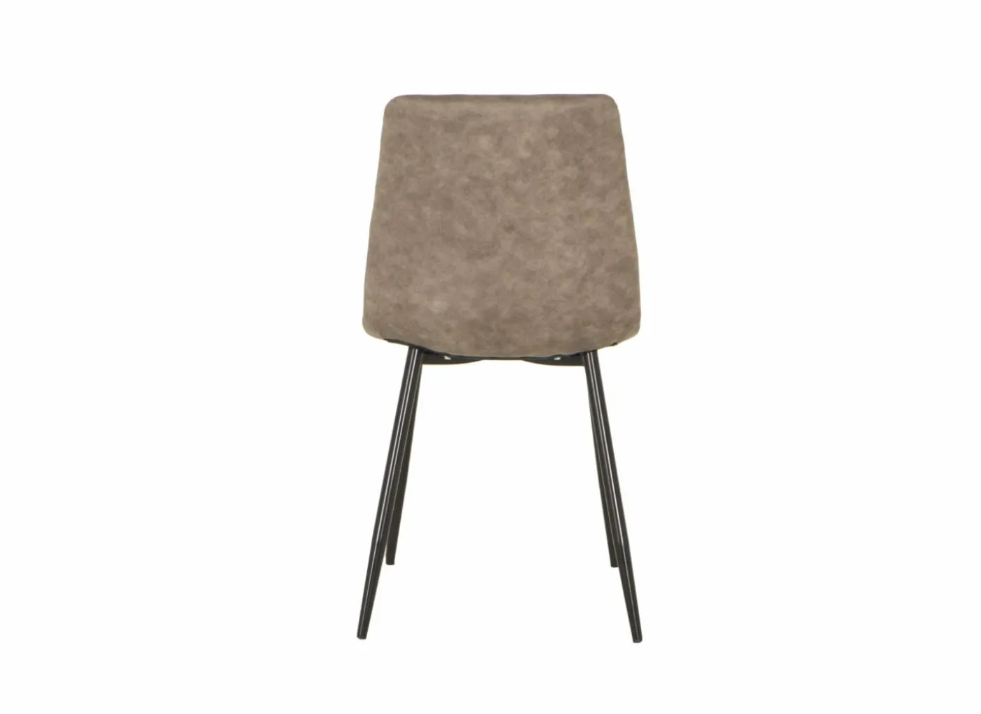 Stoel Churchill 46x54,5x85cm - metaal/stof - taupe