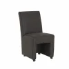Stoel Cowboy 51x60x95cm - microvezel - zwart preston