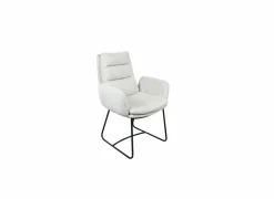 Stoel Crux 67x62x93cm - stof - cream