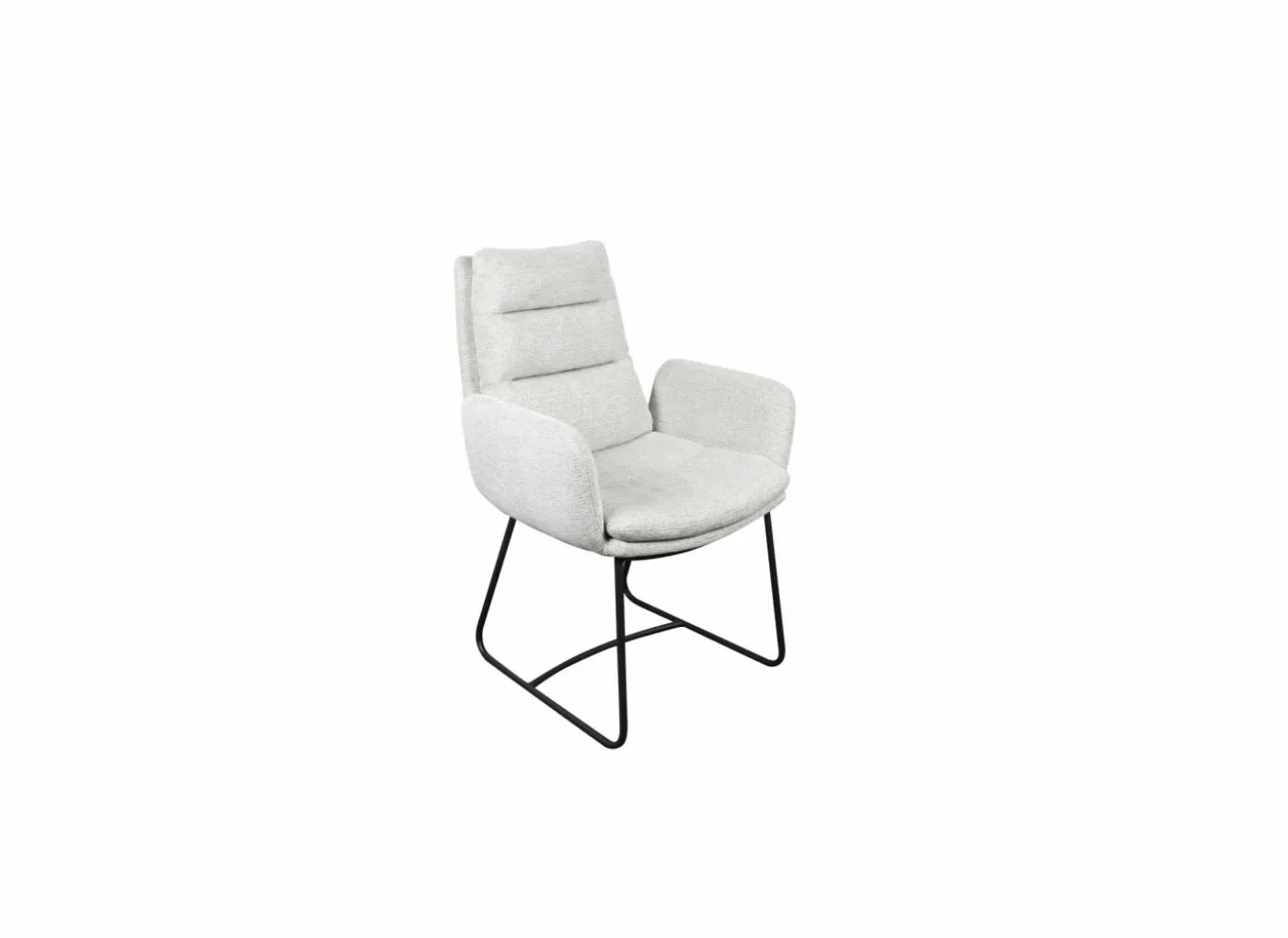 Stoel Crux 67x62x93cm - stof - cream