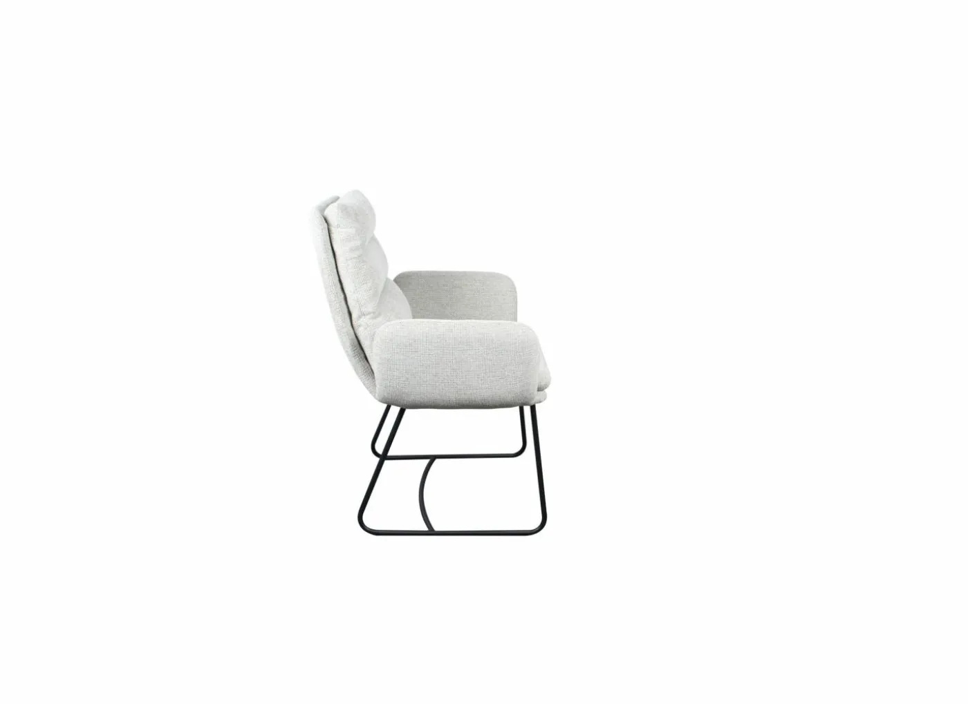 Stoel Crux 67x62x93cm - stof - cream