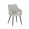 Stoel Daly 55x60x86cm - polyestervezel - beige