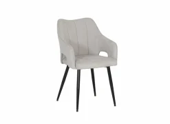 Stoel Daly 55x60x86cm - polyestervezel - beige