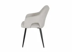 Stoel Daly 55x60x86cm - polyestervezel - beige