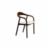 Stoel Donna 56,5x53x79,4cm - beuk massief & polyestervezel - walnoot