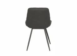 Stoel Driss 51x53x80cm - stof - zwart