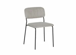 Stoel Epoca 46x54,5x85cm - stof - beige