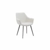 Stoel Fairy 62x64x84cm - bouclé - cream