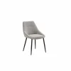 Stoel Figo 50x47x87cm - stof - grijs