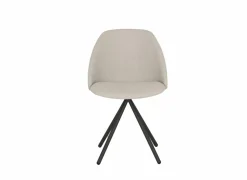 Stoel Fixie 54,5x59x83,5cm - stof - wit