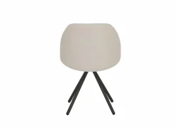 Stoel Fixie 54,5x59x83,5cm - stof - wit