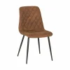 Stoel Furu 45x51x85cm - microvezel - cognac