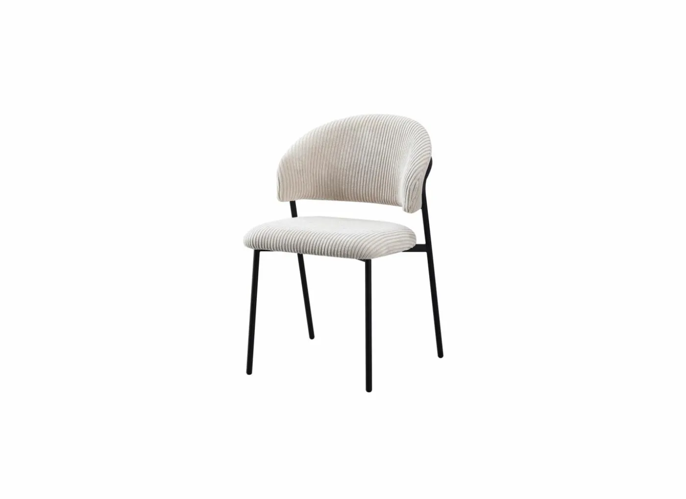 Stoel Grigri 49x61x81cm - stof - beige