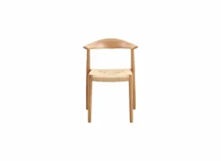 Stoel Harvey 57x53x79cm - eik massief rotan - naturel